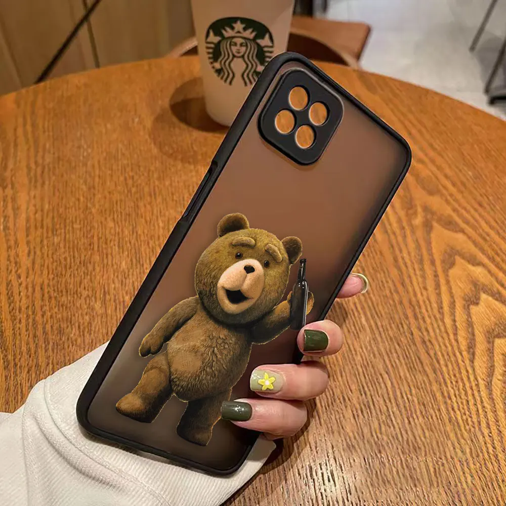 thumbnail image 1 of Funda mate para OPPO A97 A96 A95 A94 A93 A92 A78 A74 A73 A72 A57 A55 A54 A53 A17 A16 4G 5G Funda traviesa t-oso de peluche pareja, 1 of 5