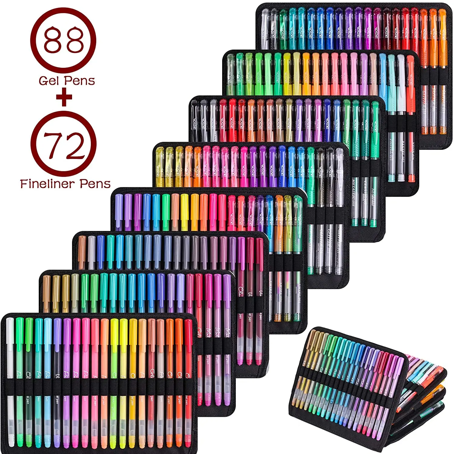  Kalour 72 Colors Art Markers Pens,Dual Tip (Brush and Fine  Point),Color Number and Color Name,Art Marker for Coloring Lettering  Calligraphy Drawing Journaling,Coloring Art Gift for Adult Beginner Kids :  Arts