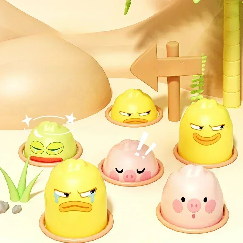 Duck/Frog/Pig Baby Toy Montessori Learning Game Educational Puzzle Gift for 12 24 Months Toddler Boy/Girl with Hammer 4