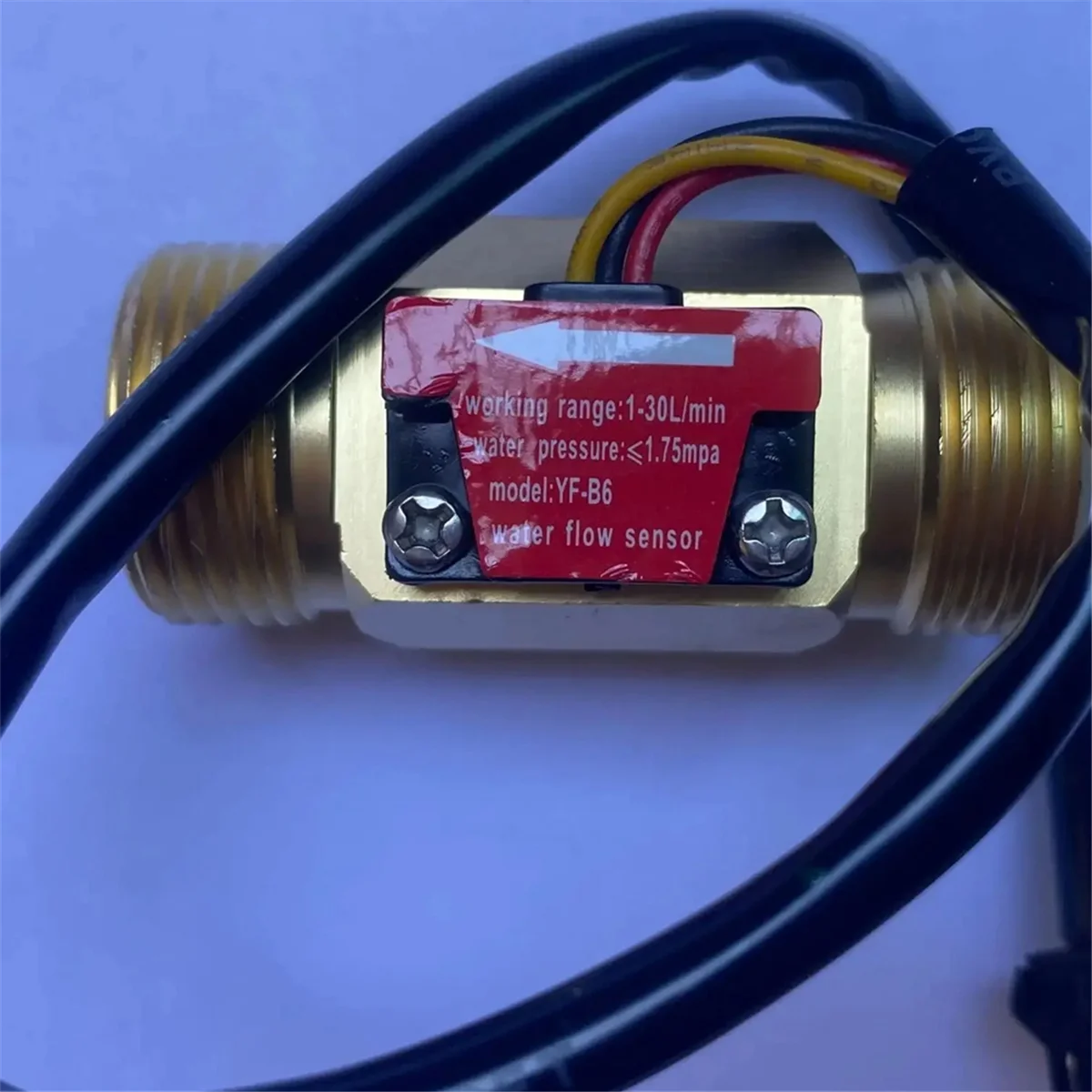 YF-B5 DN20 G3/4Inch Water Flow Sensor Switch DC5-18V 1-30L/Min Flow Meter for Industrial Control Liquid Circulating