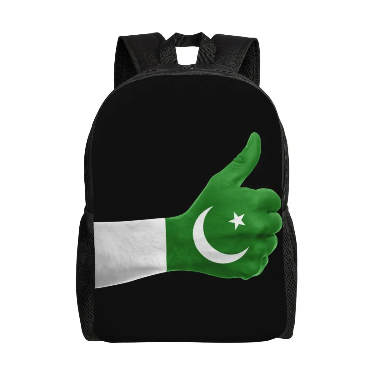 

Дорожный рюкзак с флагом Пакистана для женщин и мужчин, школьный ранец для ноутбука, студенческий патриотический студенческий рюкзак для студентов