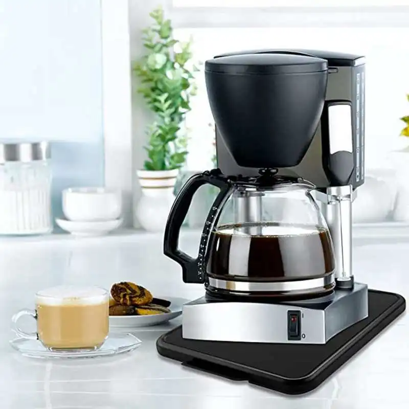 Sliding Coffee Maker Tray Mat Countertop Coffee Machine Appliance Moving  Hold YA