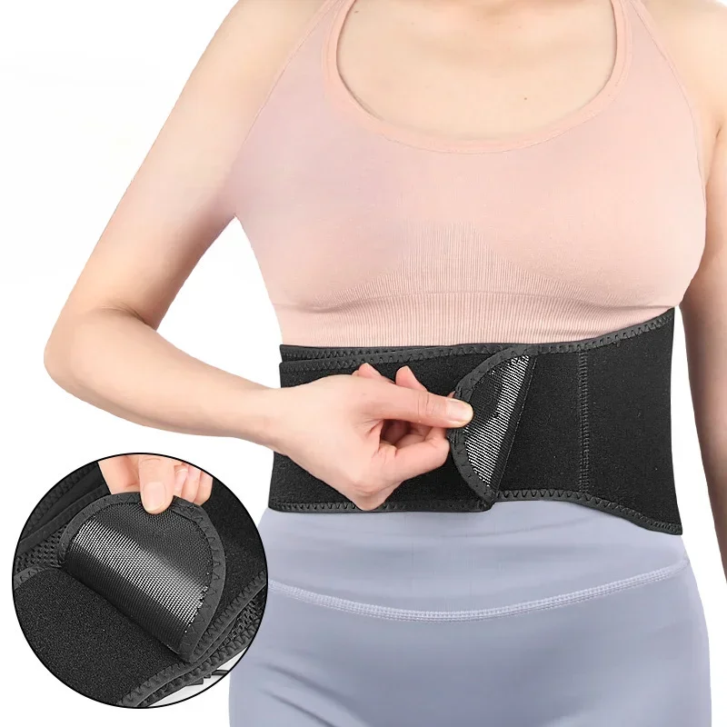 1PC Electric Heated Waist Support Brace Pain Relief Lumbar Heating Pad USB Charging  Magnetic Therapy Back Waist Massage Band 3