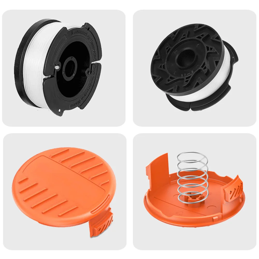 Spool & Line For Black & Decker GH400 GH500 GH600 GH900 GH912 Lawn Mower Replacement Parts Lawn Mower Garden Tool