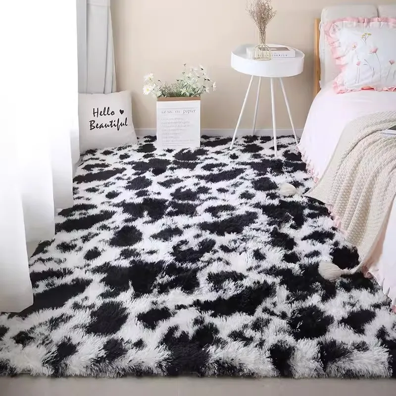 New Leopard Pattern Area Rugs Fluffy Carpets Indoor Plush Rug for ...