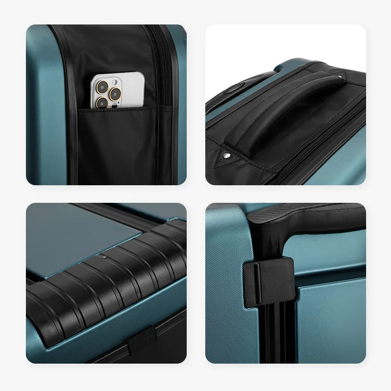 New Design Travel Suitcase Case Men Business Universal wheel Trolley PC Box  folding Rolling Luggage zipper lightweight luggage - AliExpress