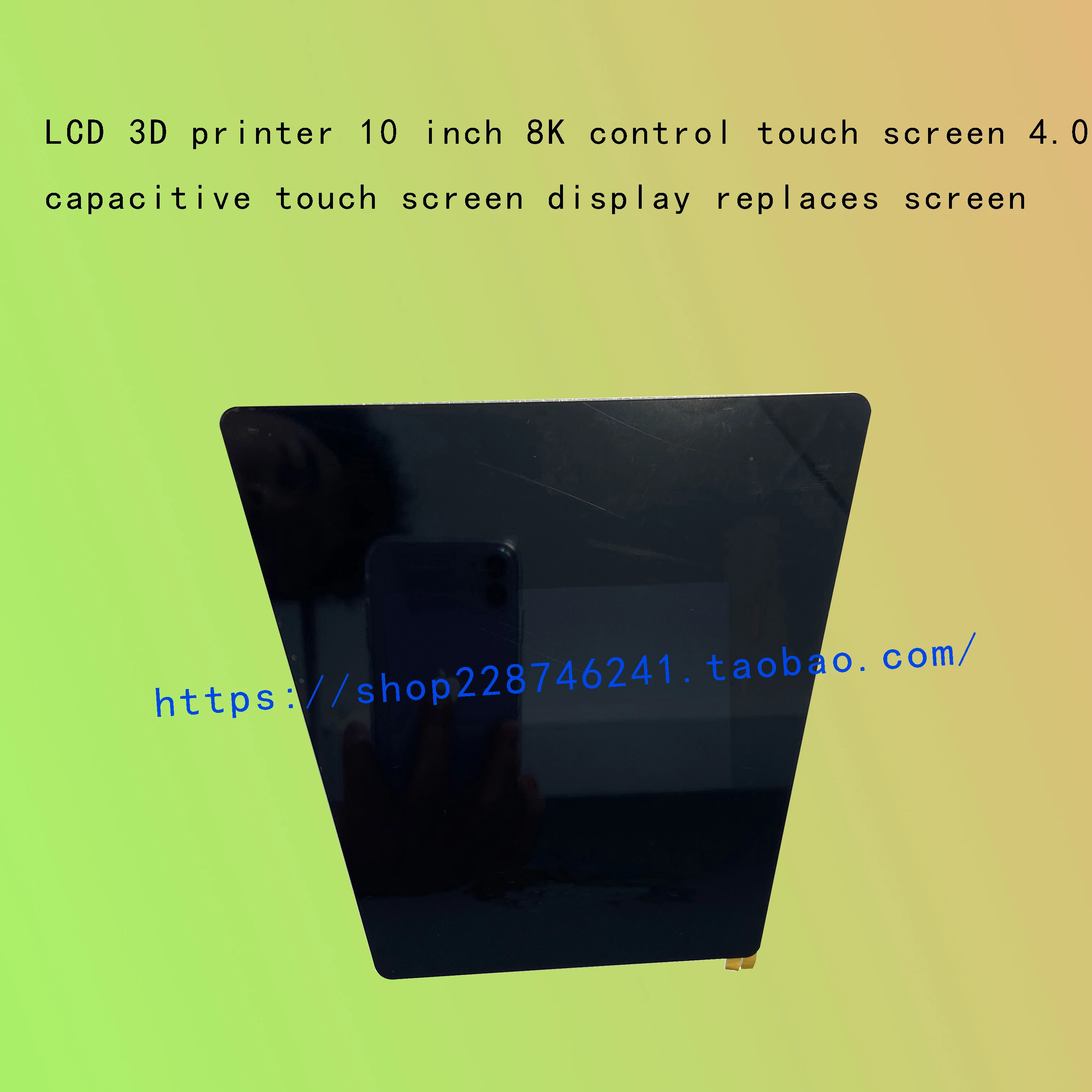 

4.0 capacitive touch screen display replaces screen 3D printer with 10 inch 8K control touch screen Elegoo Saturn 3 Ultra LCD