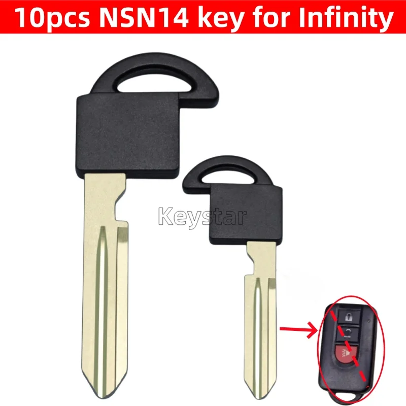 Auto Smart Key Blade Notfall Tür Schlüssel Smart Remote Key Blank Lishi NSN14 Schlüssel für Nissan Altimates Murano NV200 Infiniti – Detail 7