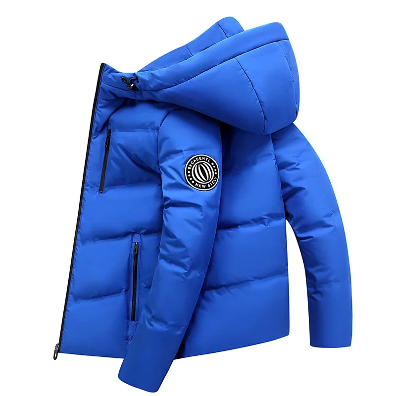 Winter Down Jacket Men Clothing Hooded Warm Parkas Short 90% White Duck Down Coat Casual Fashion Men\'s Jackets Casaco Masculino