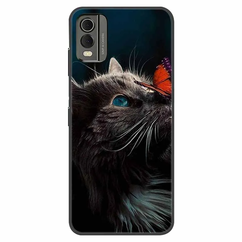 Shockproof Soft Silicone TPU Back Cover with Cute Cartoon Design