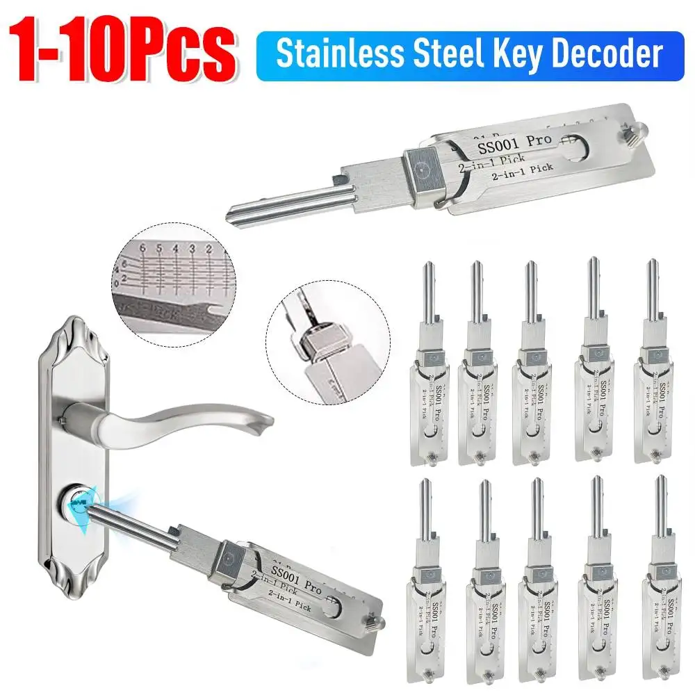 Décodeur de verrouillage ss001 pro, Kit de ramassage de joint torique, outil de serrurier, décodeur de clé, crochet de précision, outil de réparation d'entretien de porte