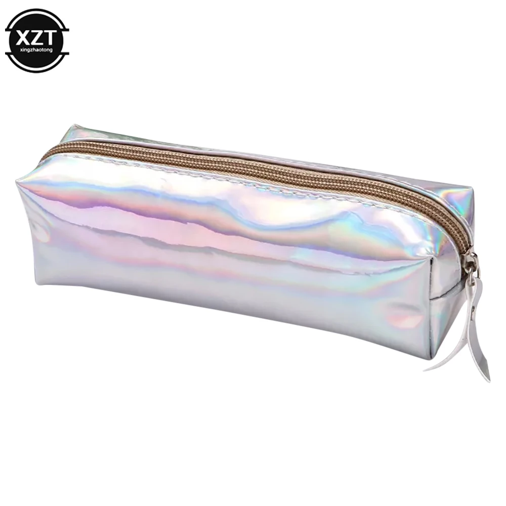 Cool Laser Pencil Case Waterproof Pencil Case School Small Object Storage Bag Stationery Bag