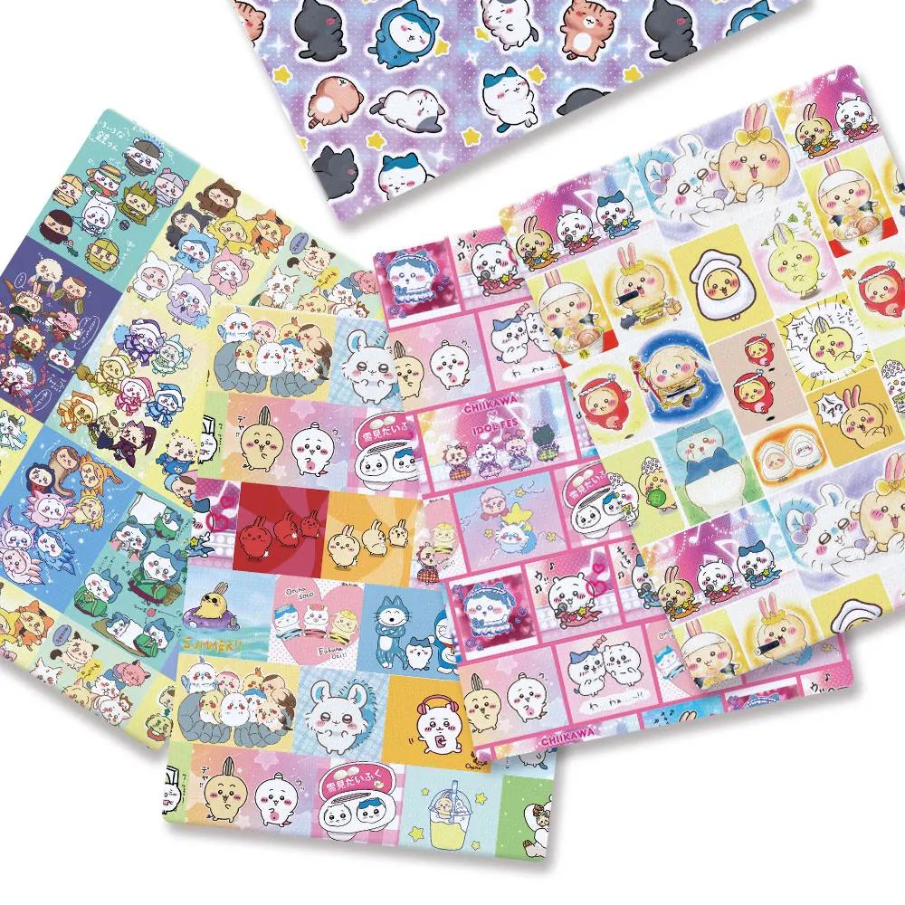 

100 хлопок, мультяшная ткань 140*50 см, ручная работа, шитье, лоскутное стеганое детское платье, домашняя простыня, ткань с принтом, шитье для детей