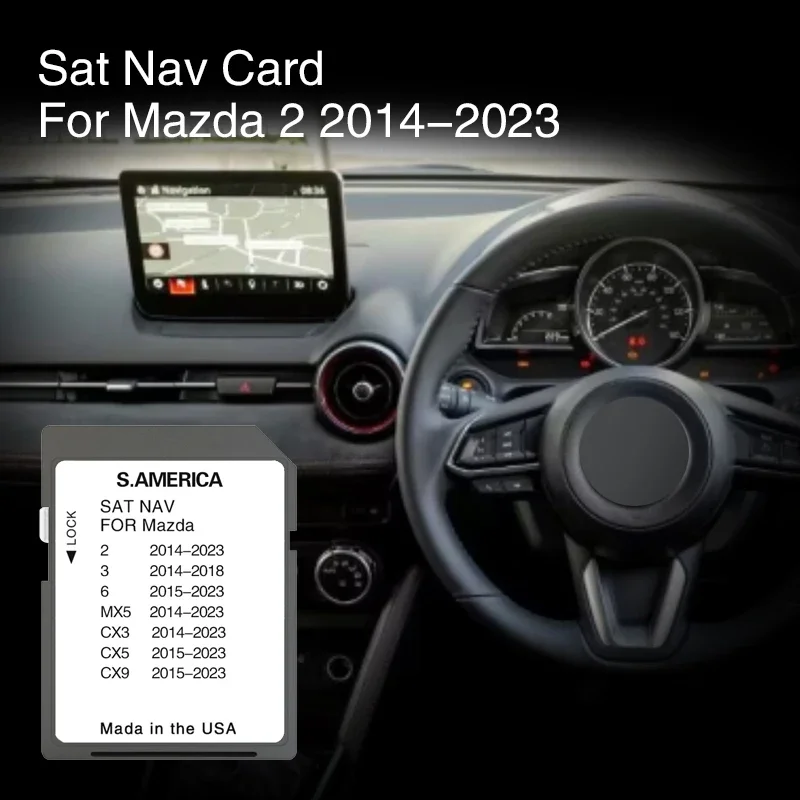 2014年から2023年式マツダ2用2023 SDカード、Vehicle Connect 1 