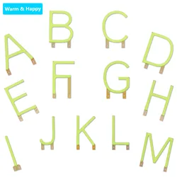 LED Lighting Filament DC2.8-3.0V English Letter Luminous Beads ABCDEFGHIJKLM for Party Wedding Interior Decoration DIY