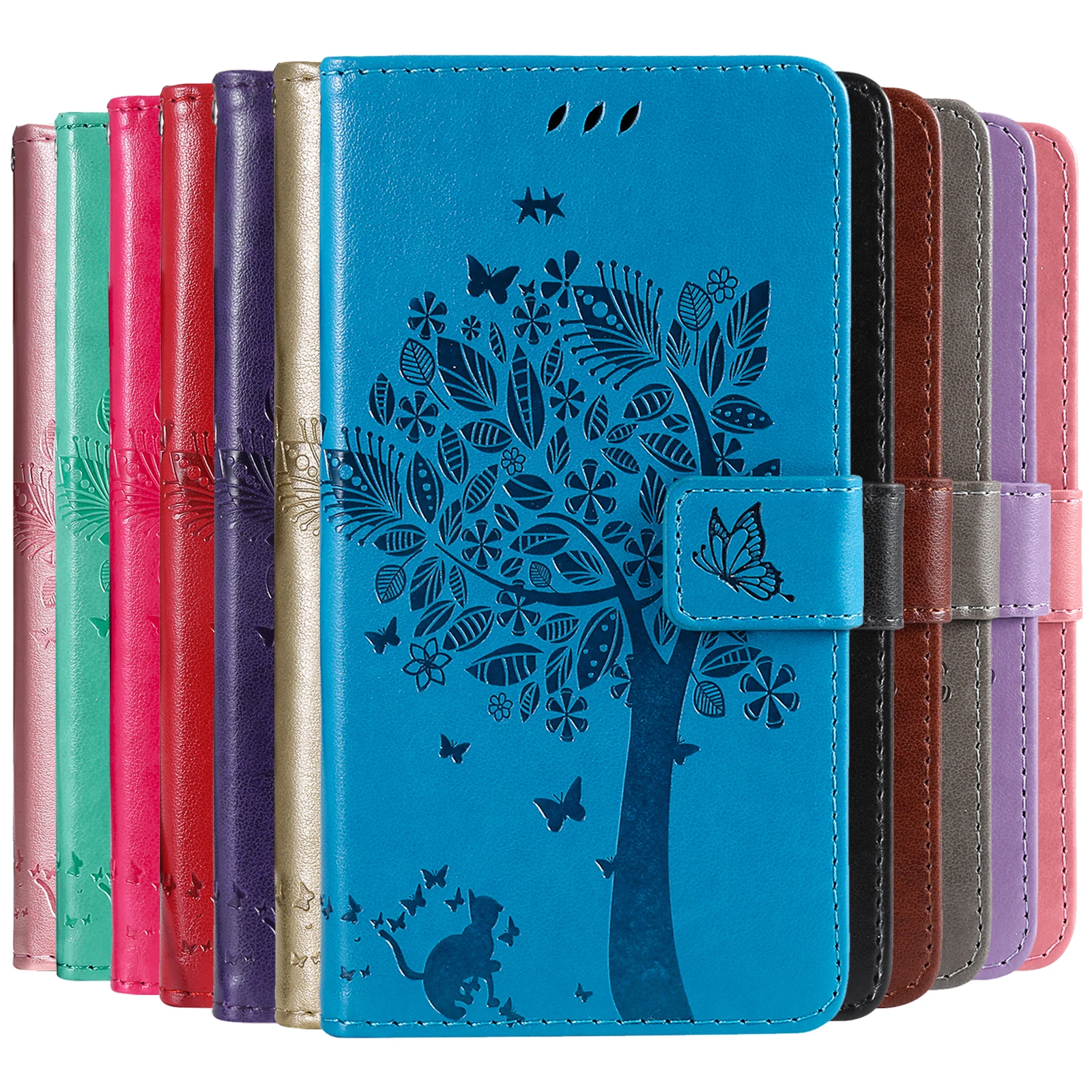 Magnetic Flip Leather Wallet Phone Case
