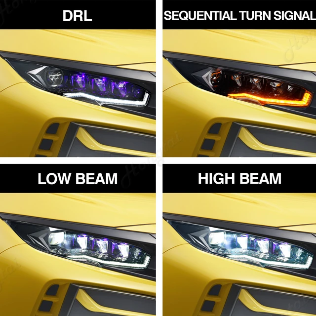 مصابيح ليد تعمل بالنهار مصابيح أمامية ، هوندا سيفيك