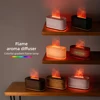 Flame Essential Oil Diffuser, Colorful Flame Diffuser Humidifier, 7 Colour Lights Noiseless Essential Oil Diffuser with Auto Off 6