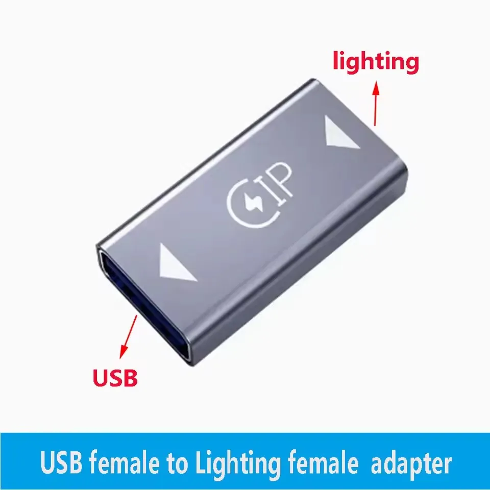 Enhanced Product Title:  
USB-C to Lightning OTG Adapter for Fast Charging and Data Transfer