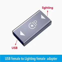 Enhanced Product Title:  
USB - C to Lightning OTG Adapter for Fast Charging and Data Transfer (A TO Lightning)