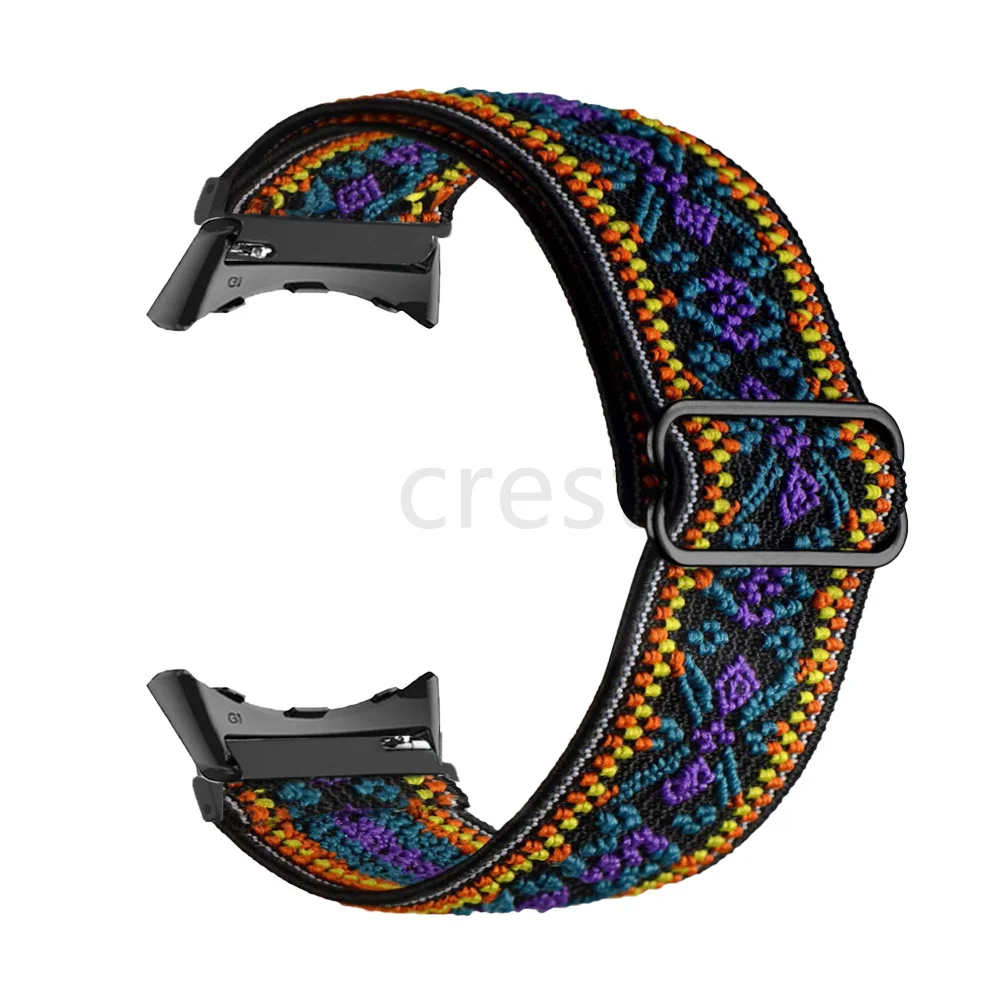 Adjustable Elastic Nylon Scrunchie Band for Watches - Solo Loop Bracelet Accessory