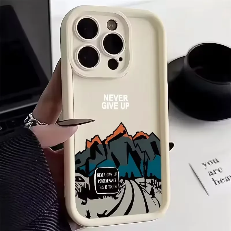 Never Give Up Shockproof Bumper Phone Case