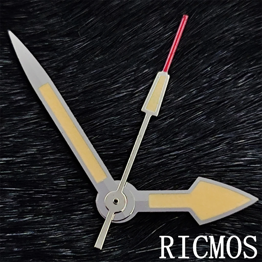 Silver/Yellow Watch Hands for Movement Replacement Parts