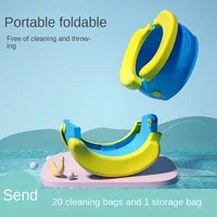 Children's Portable Foldable Small Toilet for Outdoor Use Male and Female Baby Car Emergency Toilet Travel Basin Urinal 1