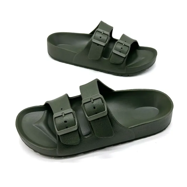 2799-cb5c34.jpg Double Buckle Slides (Thick Sole)