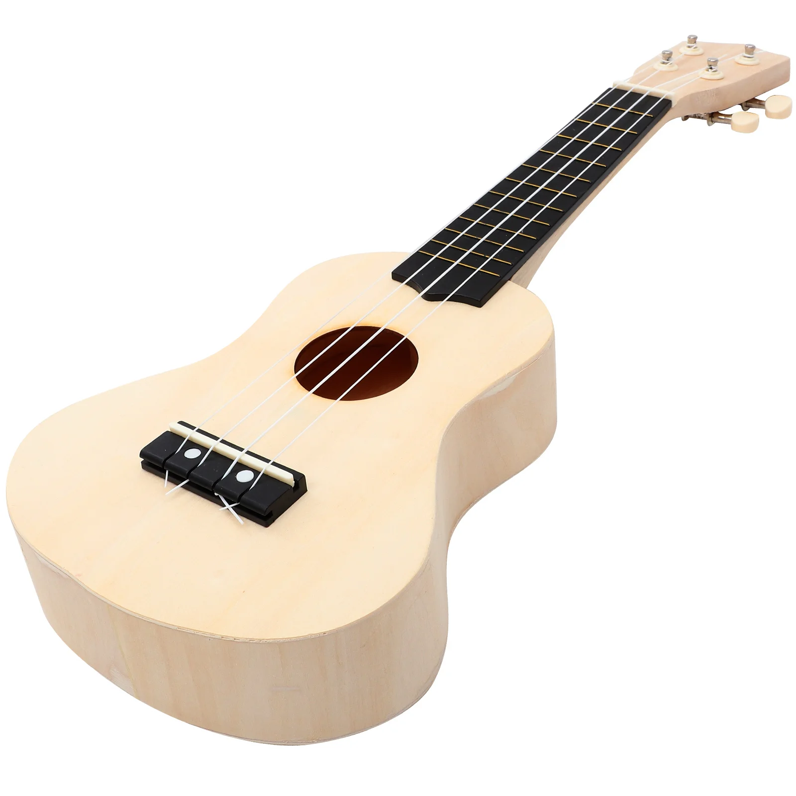 Ukulele Set Ukulele Diy Kit Hawaii Ukulele Kit Make Your Own Hand Painting Guitar Assembling Children Art Project Beige