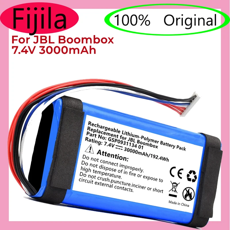 Batteria per altoparlante GSP0931134 01, 7.4V, 12000mAh