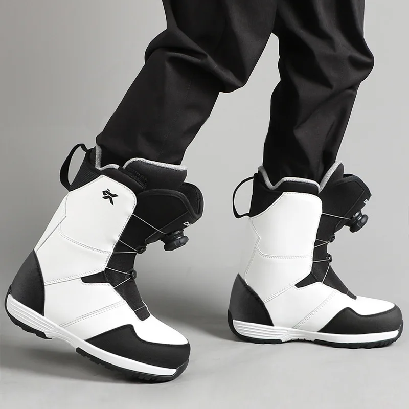 Adult Snowboarding Shoes BOA Wire Buckle Models Fast Wear Ski Shoes Men and Women Ski Equipment Warm Anti Boots Ski Boots