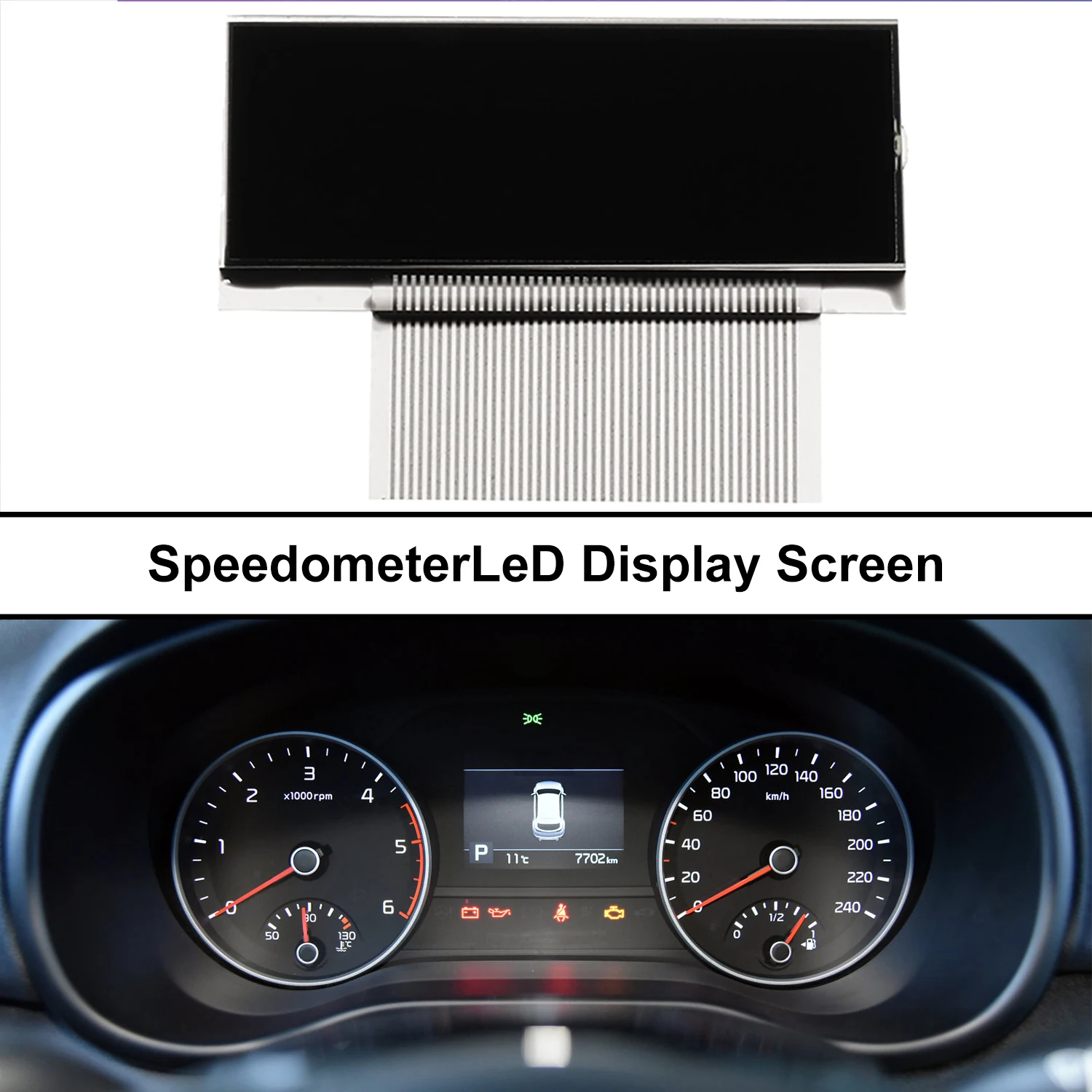 LCD Display Touch Screen Display 1PC Speedometer LCD Display Screen BMW E34 Interior Parts Gauges Sets Dash Panels Automobiles Parts Accessories