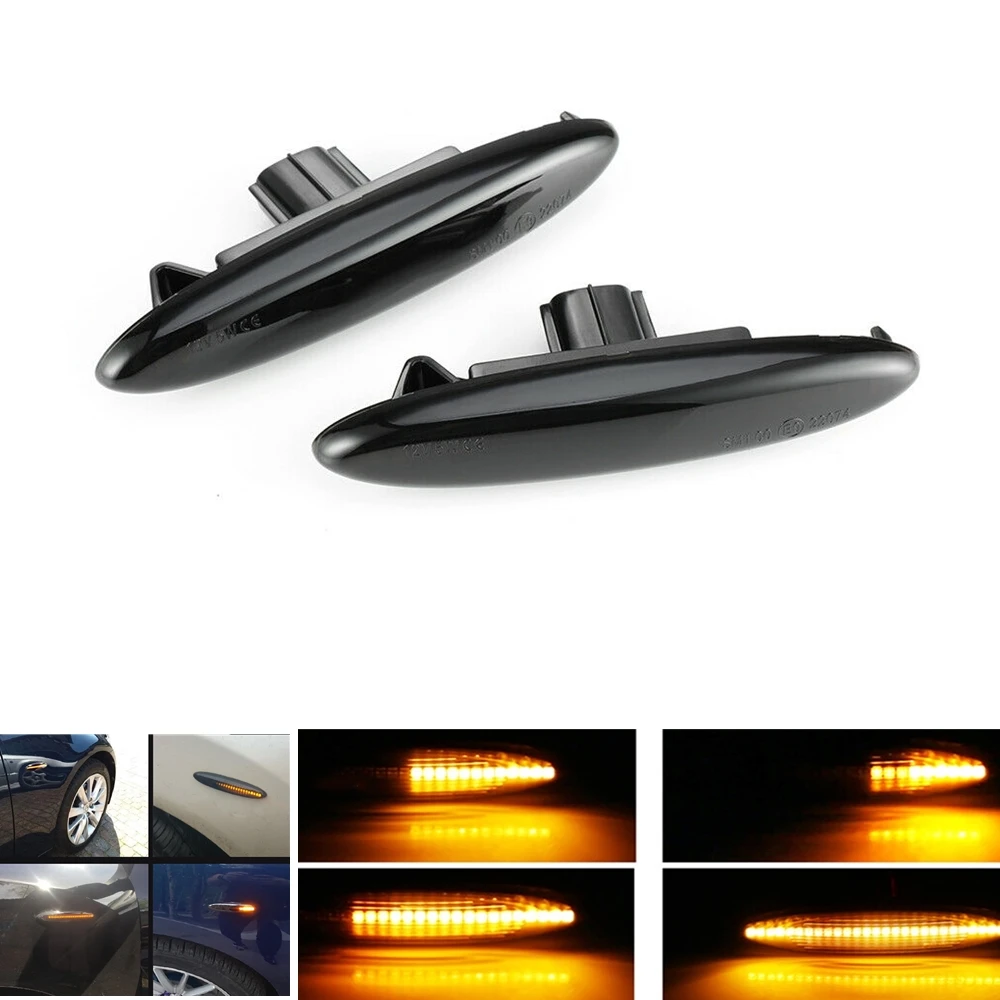LED Dynamic Side Marker Turn Signal Light For Lexus IS250 IS350 SC430