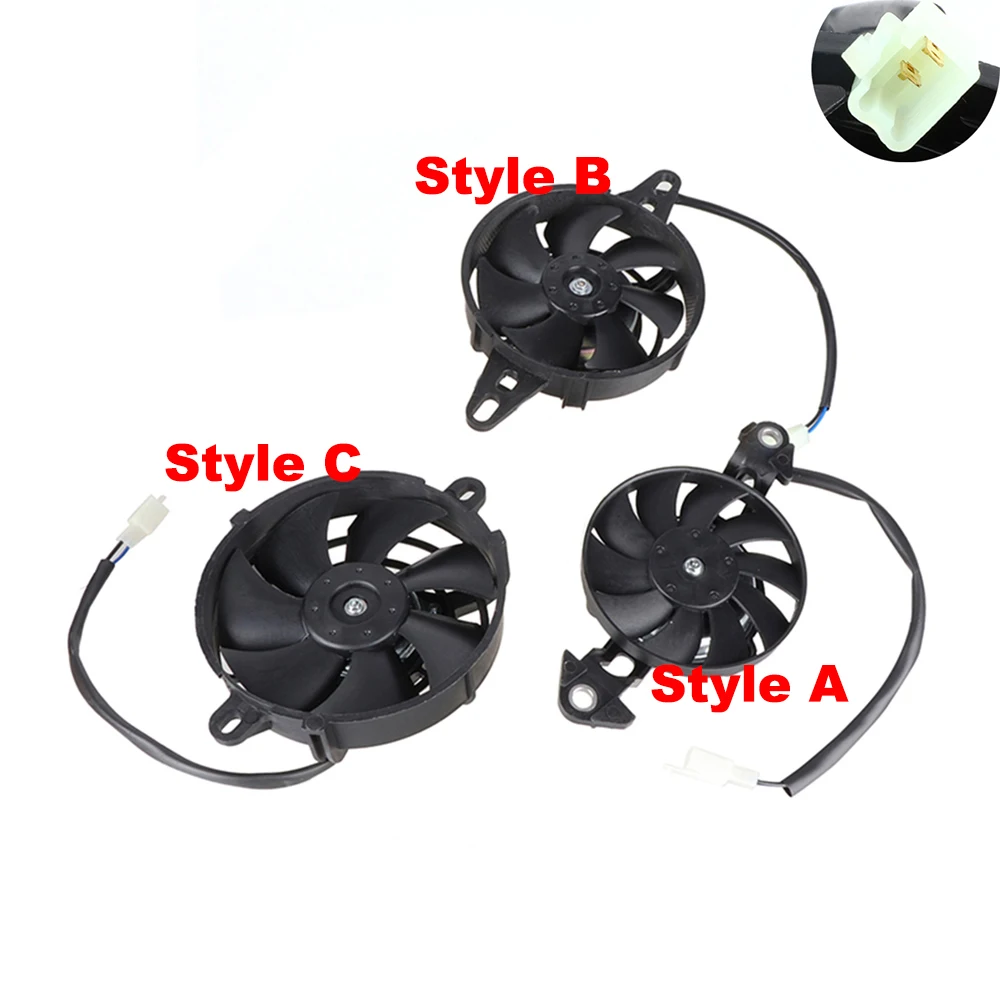 12V Motorcycle Cooling fan motorcycle cooling fan for Honda Yamaha Suzuki KTM Kawasaki ATV Motocross Accessories Oil Cooler Engine Electric Radiator