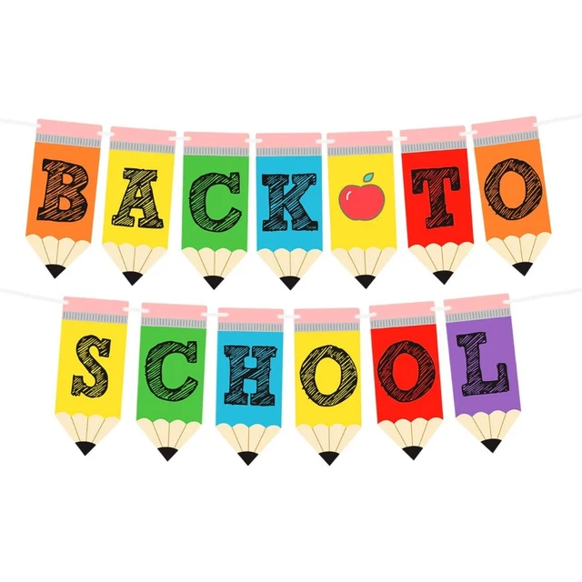 Welcome Back To School Banner Clip Art