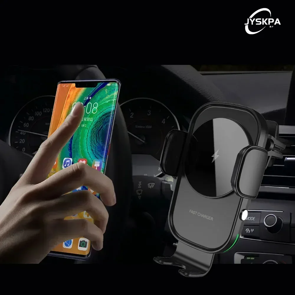 

Qi Car Wireless Charger 15W Ultra Silent Motor Auto-Clamping Fast Charging for Iphone Samsung Huawei Auto Accessoires