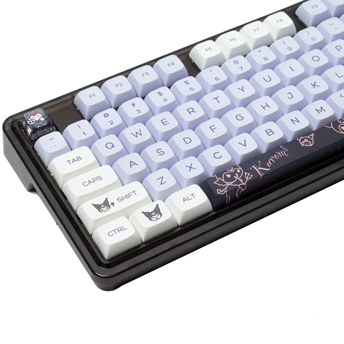 Мультяшный милый Kuromi Cinnamoroll PBT персональный хвост игровой каучук XDA высота для Cherry MX механическая клавиатура колпачок для клавиатуры