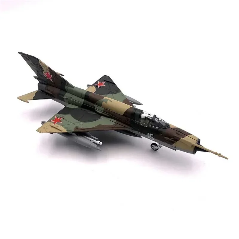 Modello Aereo MIG-21 In Metallo Pressofuso Scala 1:72 - Decorazione Da Scrivania Per Ufficio