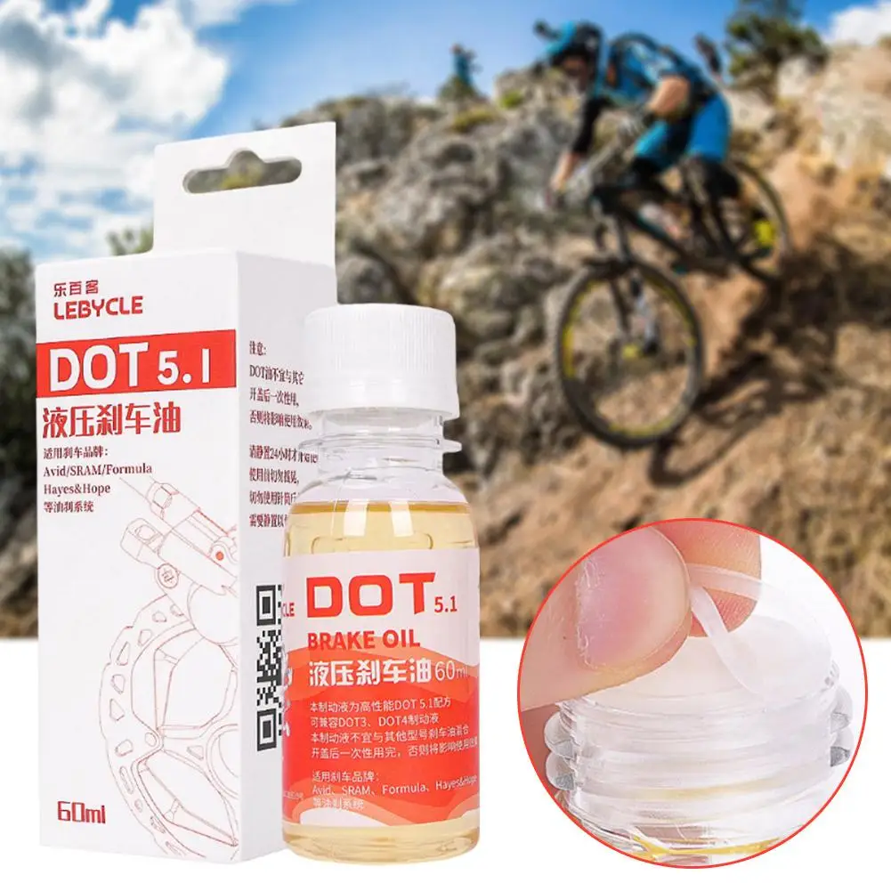 

60ml Bicycle Brake Mineral Oil System Fluid Cycling MTB Bike For Shimano Bike Hydraulic Disc Brake Flywheel Oil Lubricant R2E5