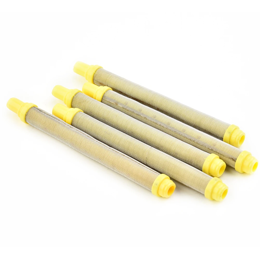 

5pcs 100Mesh Airless Spray Tool YELLOW Filter Insert 304 Stainless Steel Useful To Help Reduce Tip Plugging Fast Shipping