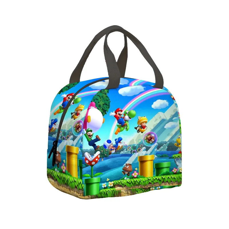 super mario insulated lunch bag