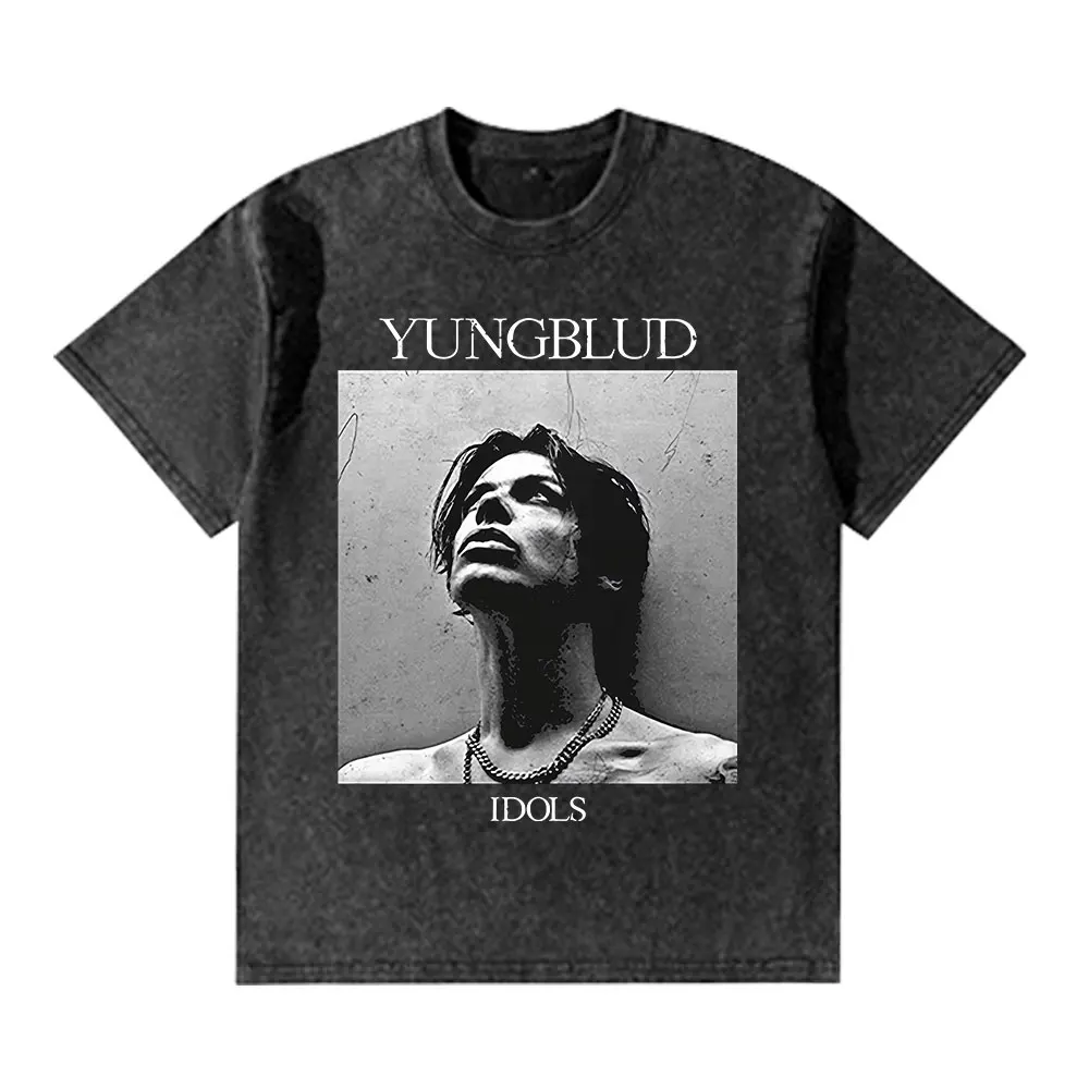 Yungblud Lowlife Album Logo Washed T Shirts Men Women Clothing