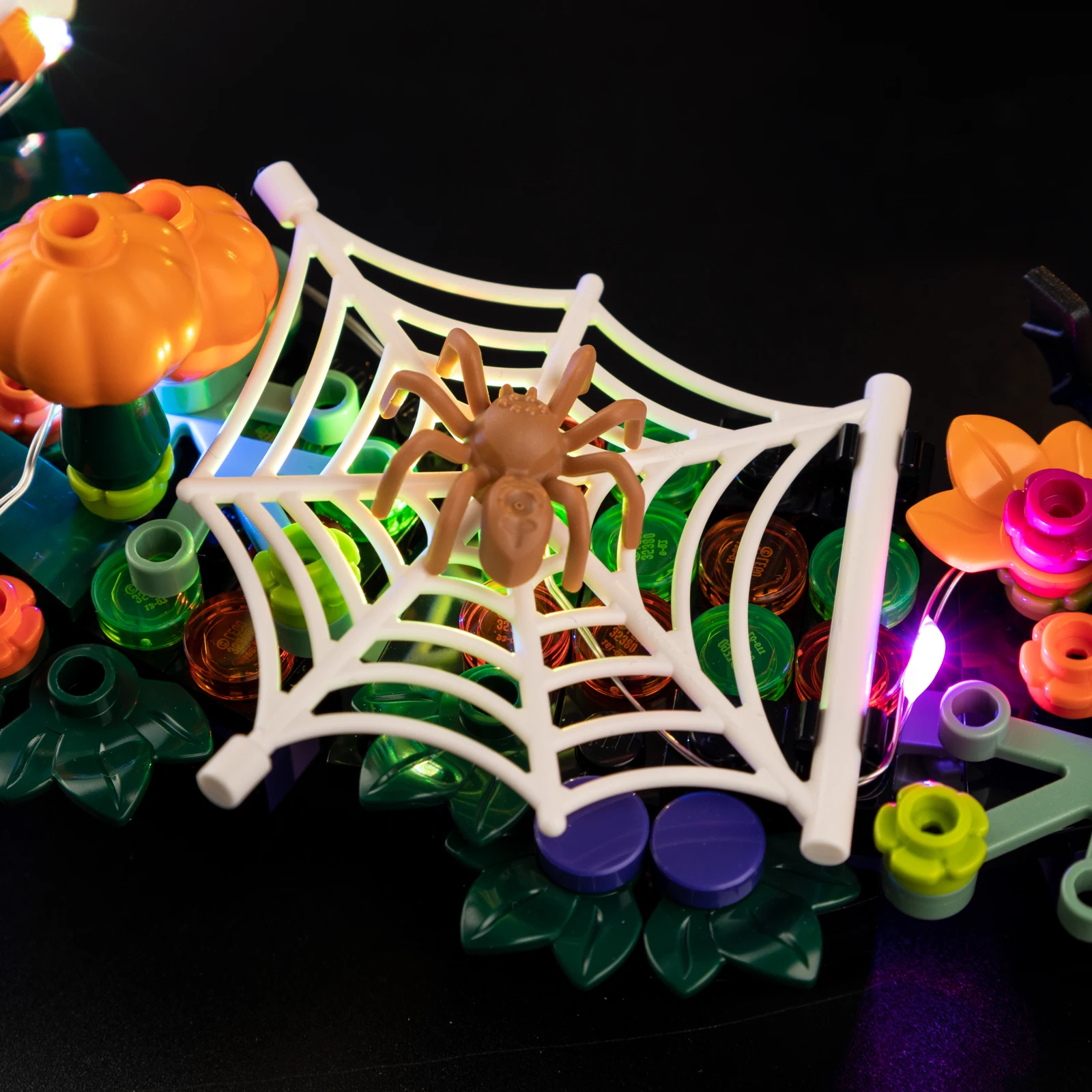 LED-Beleuchtungsset für Lego 40825, Halloween-Kranz-Modell, DIY-Spielzeug-Set, Bausteine nicht im Lieferumfang enthalten – Detail 1