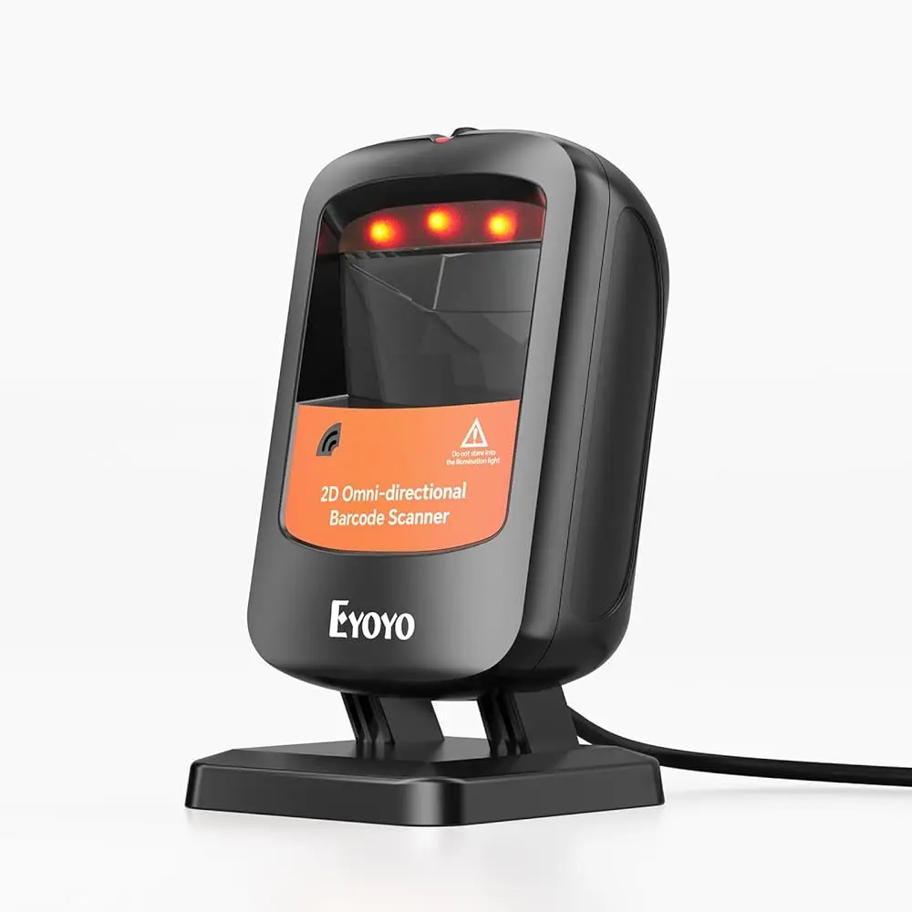 Eyoyo EY-2200O 2D Desktop Barcode Scanner Handsfree USB QR Code Reader POS