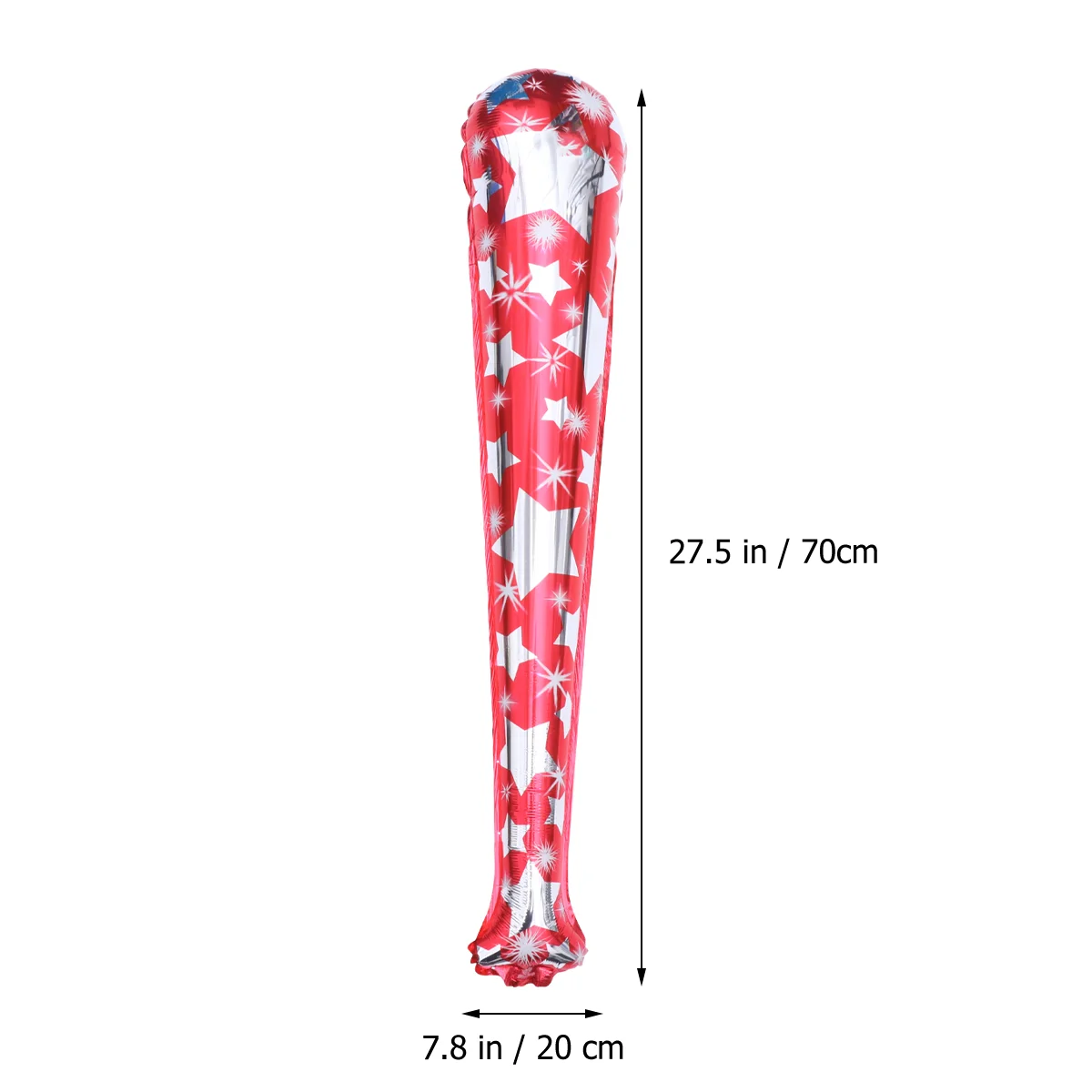Sporting Events Clap Hands 20 Thunder Sticks Foil Aluminum Foil Cheering Team Boom Sticks Noisemakers for Cheering Baseball
