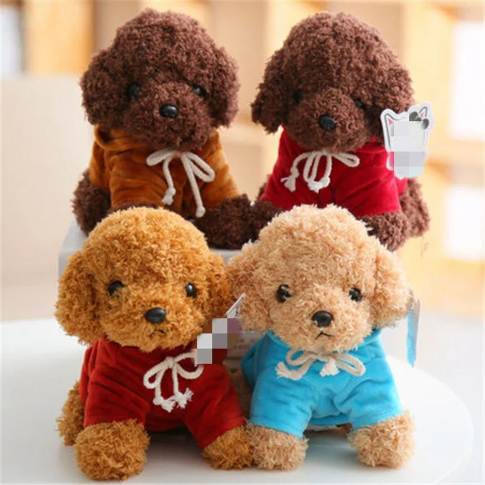 Süßes Teddy Plüschhund Spielzeug Mit Locken Als Kindergeschenk_voghion.com