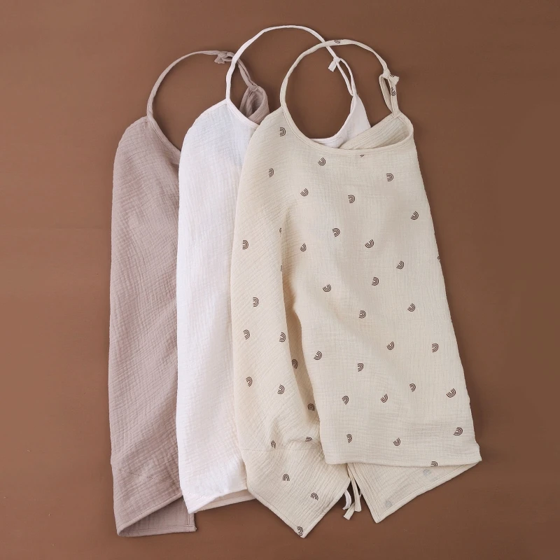 Cotton Nursing Cover Feeding Nursing Poncho for Baby Newborn Nursery Room Supply