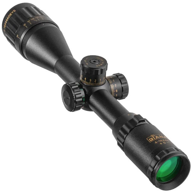 DIANA 4-16x44 Tactical Riflescope Optic Sight Green Red Illuminated 4