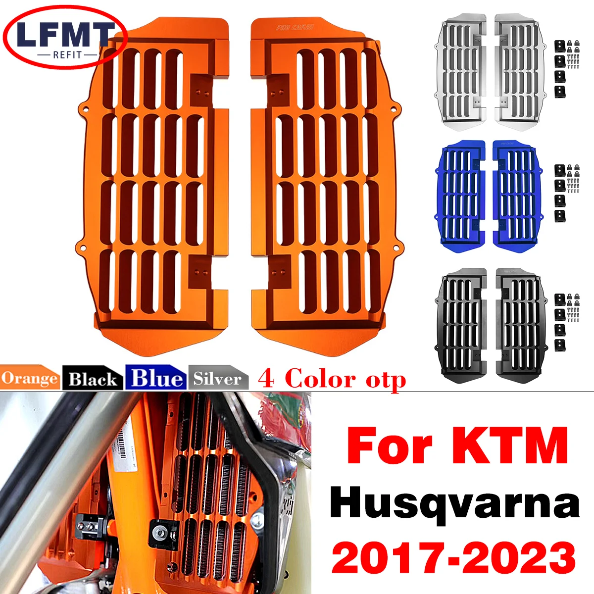 

Motocross Radiator Guard Grill Protector Cover For KTM SX SXF XC XCF XCW XCFW EXC EXCF For Husqvarna TX TC FX FC TE FE 2017-2023